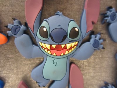 Puffy Stitch magnet practically jumps off your fridge.