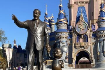 Partner's Statue at Cinderella's Castle