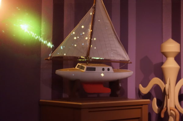 There is lots to see and do in the Peter Pan queue.