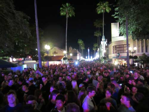 Special events can shift crowds around the parks.