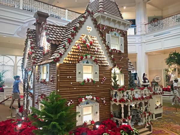 Grand Floridian Christmas gingerbread house