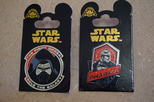 Kylo Ren and Captain Phasma.