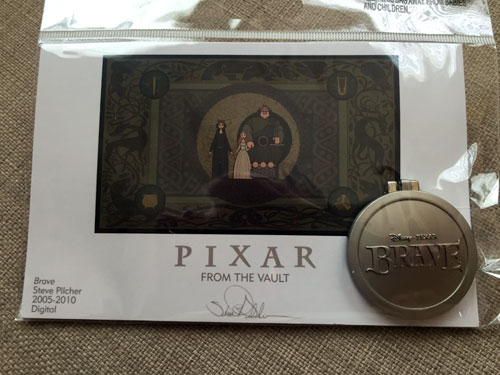 Pixar From the Vault: Brave emblem.
