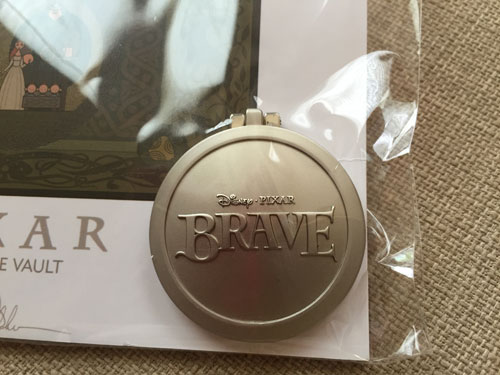 Close up of the Brave Emblem.