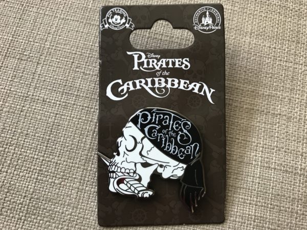 Pirates of the Caribbean Skull pin. 