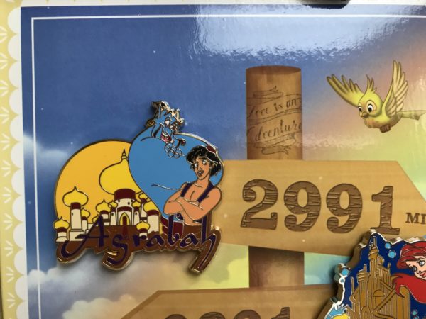 Limited Edition Love is an Adventure Aladdin pin.