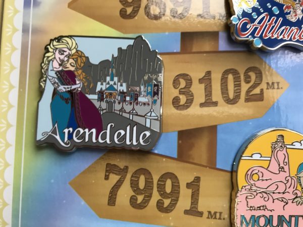 Limited Edition Love is an Adventure Frozen pin.