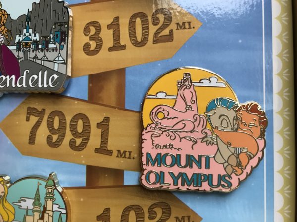 Limited Edition Love is an Adventure Hercules pin.
