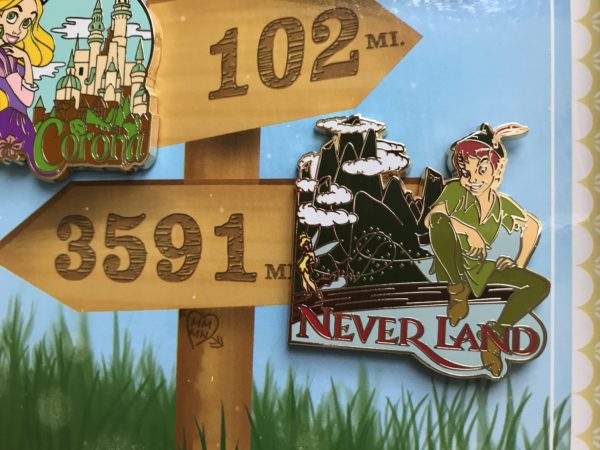 Limited Edition Love is an Adventure Peter Pan pin.