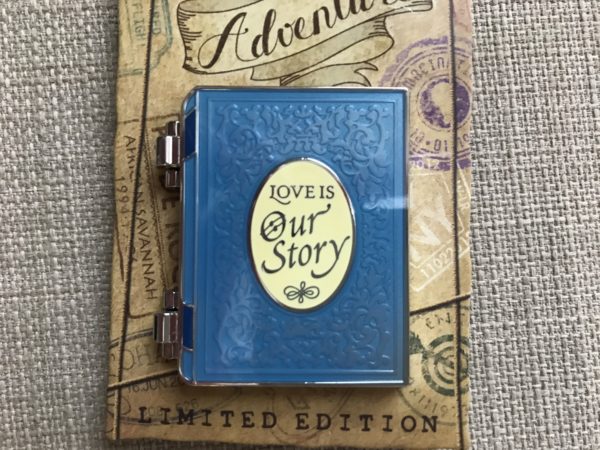 Limited Edition Love is Our Story pin.