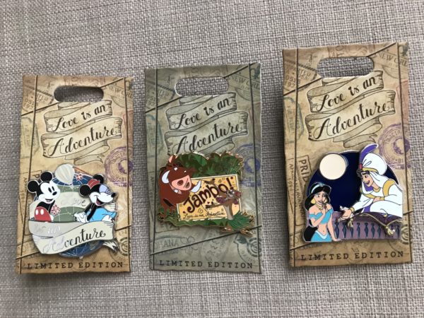 This month's pin prize pack.