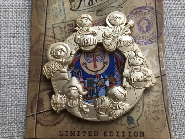 it's a small world limited edition pin.