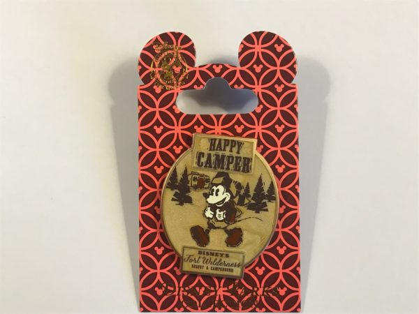 Mickey is a happy camper at Fort Wilderness!