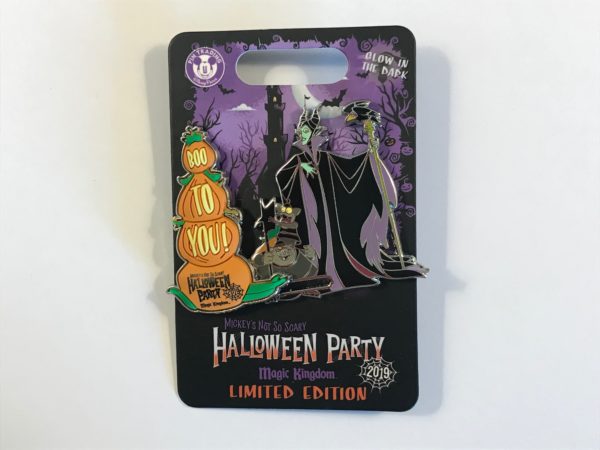 Limited edition 2019 "Boo to You" Maleficent pin.