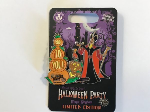 Limited edition 2019 "Boo to You" Jafar and Iago pin.