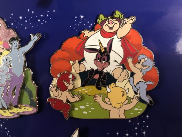 Each pin depicts a scene from the famed movie!