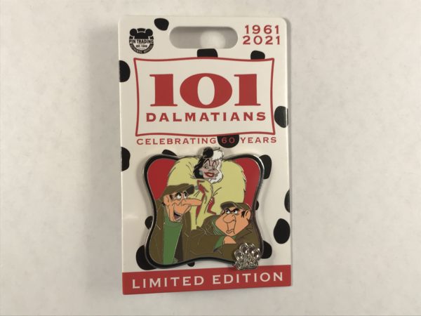 Every good movie has some good villains! 101 Dalmatians has Cruella, Jasper, and Horace.