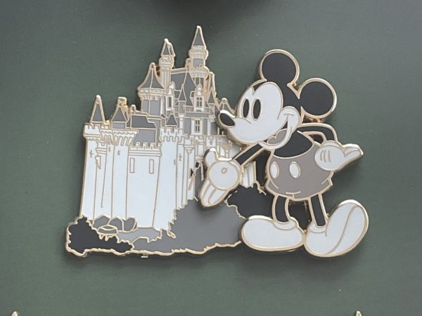 A classic Mickey in black and white.