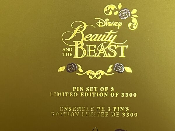 This set of three pins is a limited edition.