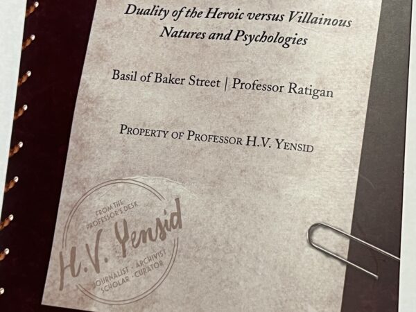 Let's check out this amazing set of pins celebrating Basil of Baker Street!