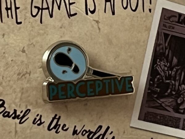 Basil is very perceptive.