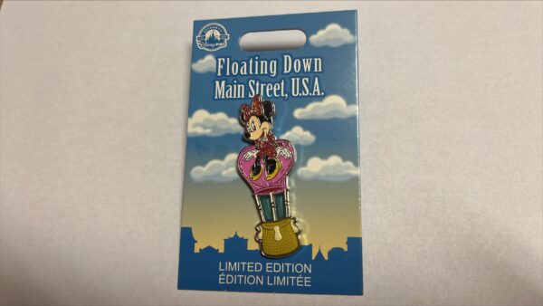 Minnie Mouse is flying high.