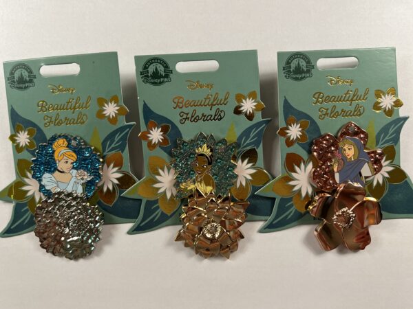 You could win these Disney Beautiful Florals pins. Each flower slides open to reveal an princess.