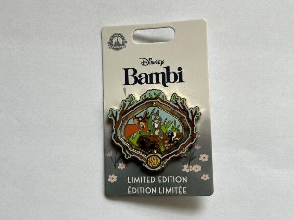 Bambi's friends Thumper and Flower.