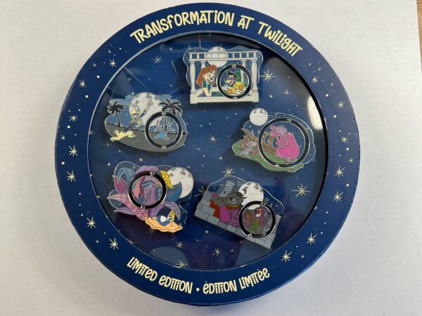 This month you can win a limited edition set Transformation at Twilight pins!