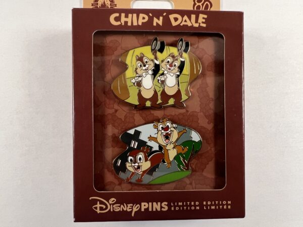 Two fun limited edition Chip and Dale pins.