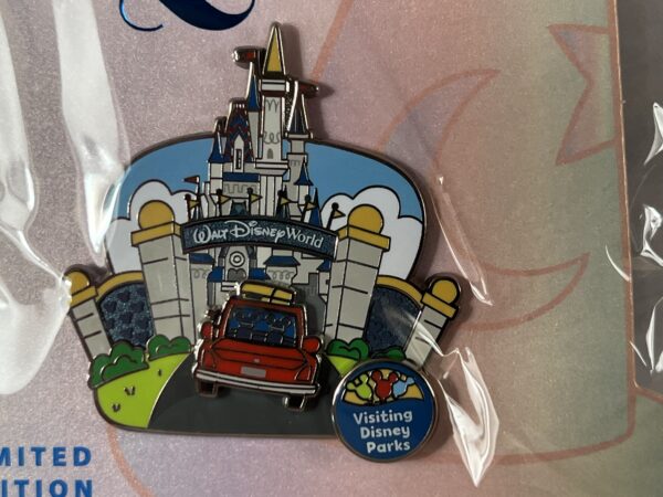 The view of the Disney arch when driving onto property signals the start of the fun!