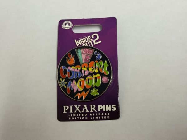 This spinner pin let's you set your current mood. 