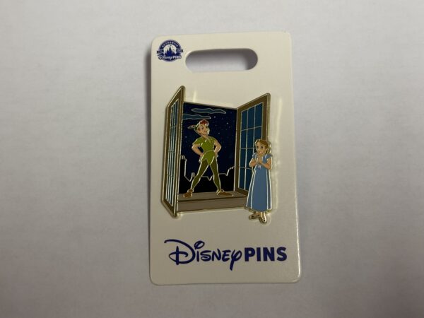 Peter Pan at the window.