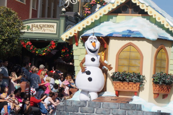 Ride attractions during parades and fireworks to bypass the long lines.