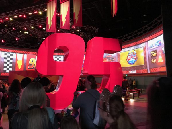 You will see references to Lightning McQueen's number, 95, all around.