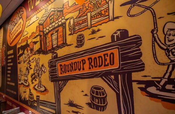 Roundup Rodeo BBQ interior. Photo Credit © Disney Enterprises, Inc. All Rights Reserved.