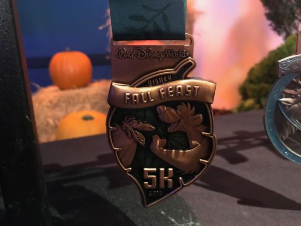 Disney Fall Feast 5k Medal