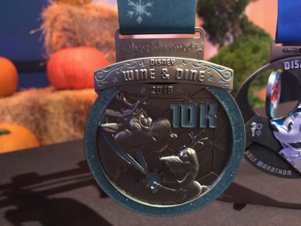 Disney Wine & Dine 10k Medal