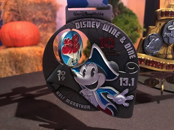 Disney Wine & Dine Half Marathon Medal