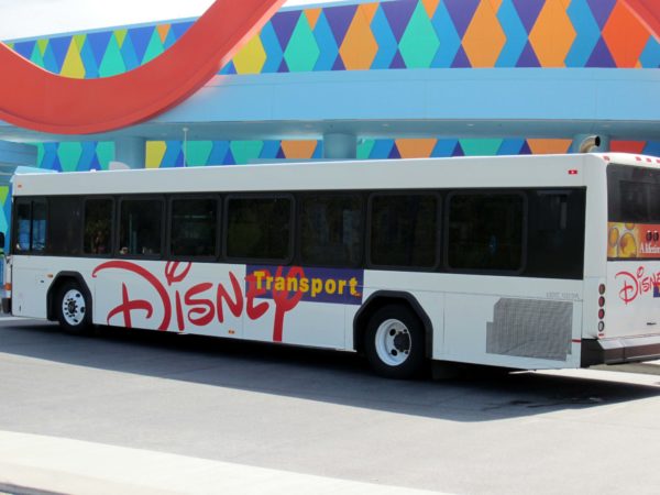 Guests arriving on buses should recognize a decrease of crowds at Magic Kingdom entrance.