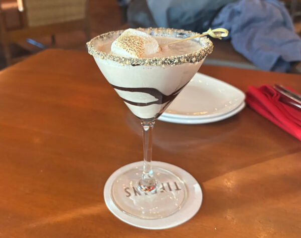 S'mores Martini. Photo credit Emily Caldwell.