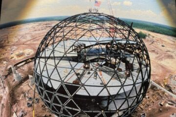 Spaceship Earth Construction.
