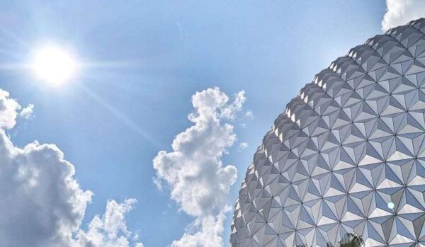 Sun shines on Spaceship Earth