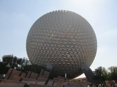 Spaceship Earth is the symbol of Epcot - and a fun attraction too.