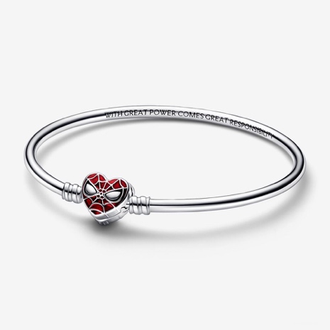 Pandora Moments Marvel Spider-Man Mask Clasp Bangle. Photo Credit © Disney Enterprises, Inc. All Rights Reserved.