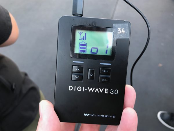 You can hear the tour guide even if there is noise or you are not nearby.