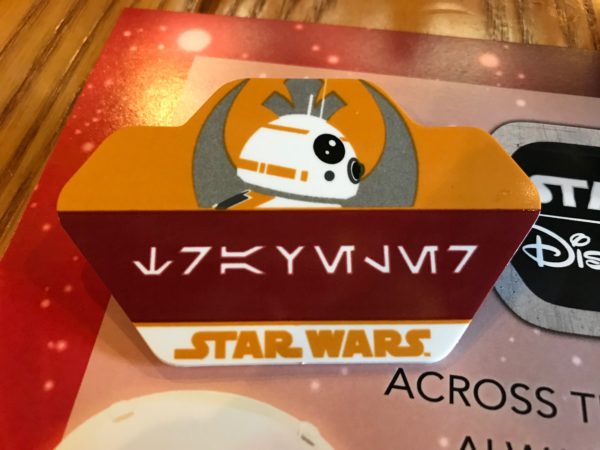 Another little gift - a Star Wars nametag.