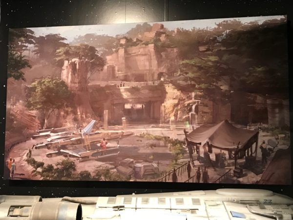 Concept art of Galaxy's Edge.