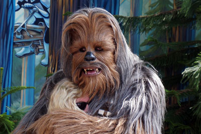 Who doesn't want a hug from a Wookie?