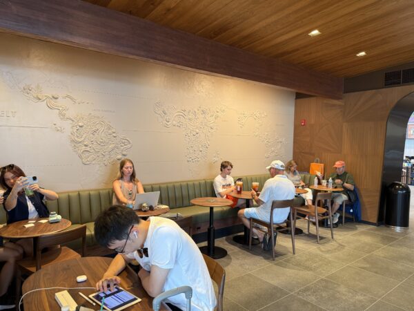 The three dimensional map creates interest.